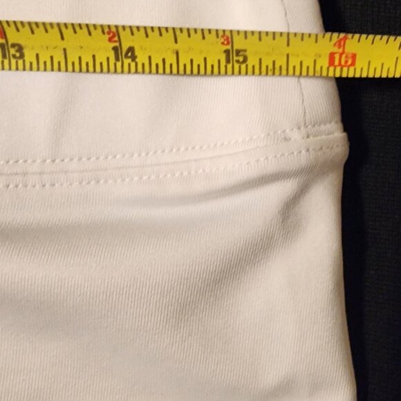 Reebok PlayDry Women’s Compression Shorts White Size L (15.75x16) - Picture 4 of 5